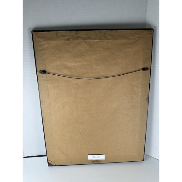 Victorian Lithograph Framed Picture "Butterflies" Mother And Child - Picture 9 of 10